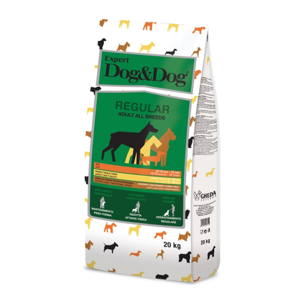 GHEDA  hrana pentru caini Dog&Dog Expert Regular 20kg