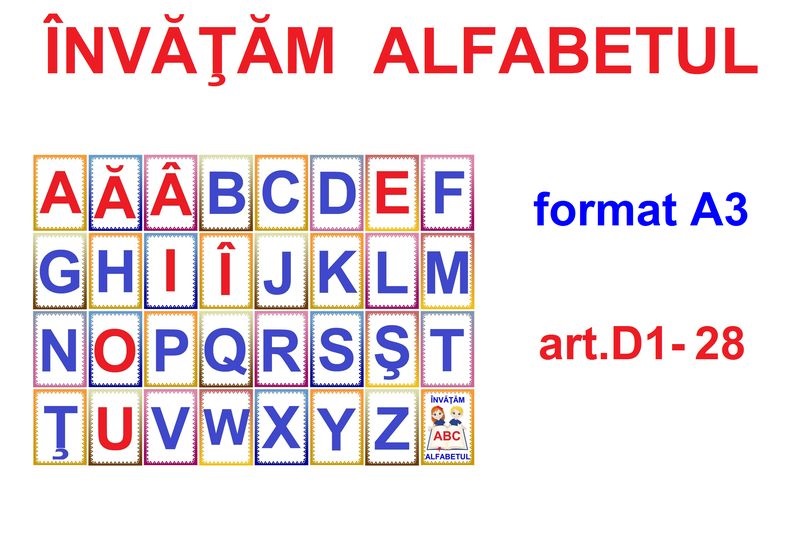 D1-28 Alfabetul limbii române (A3)