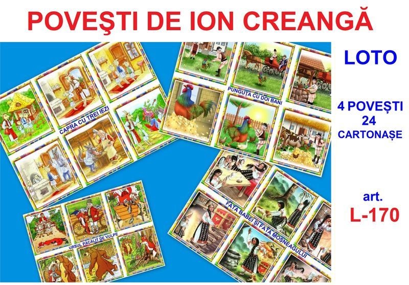 L-170 Poveşti de Ion Creangă Loto -Găseşte perechea