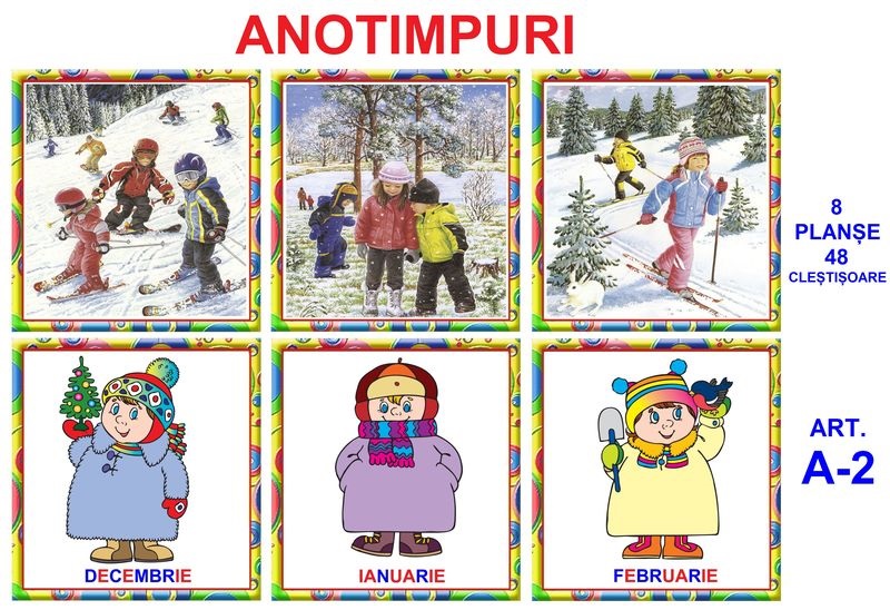 A-2 Joc cu cleşte Anotimpuri