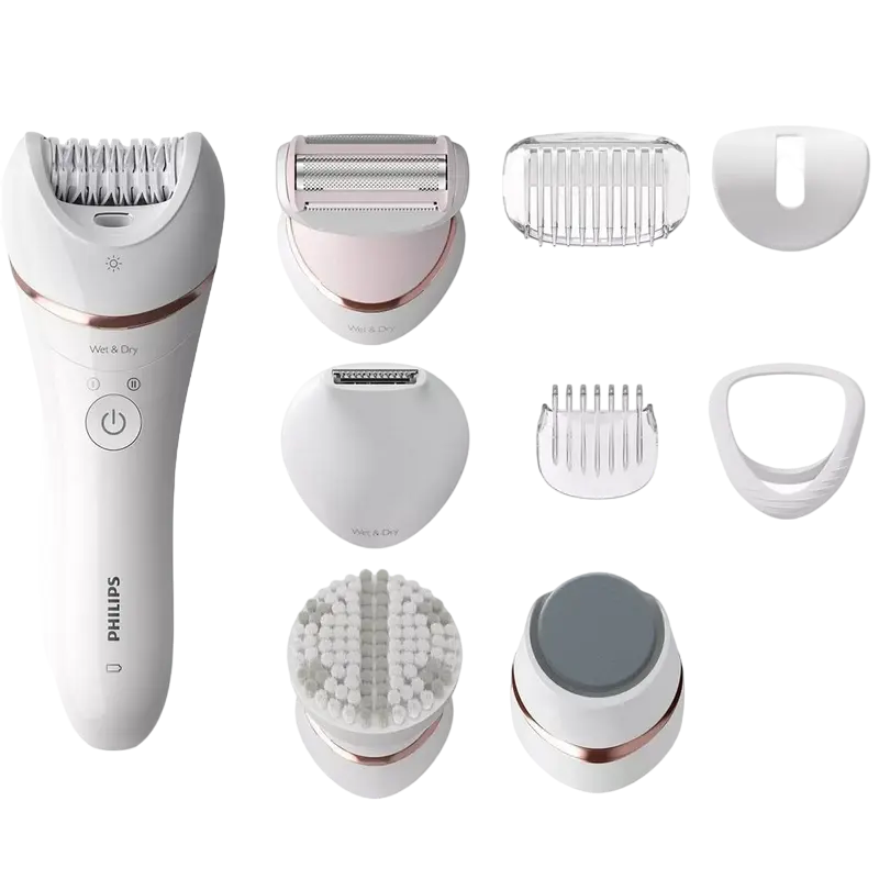 Epilator PHILIPS BRE740/10, Alb