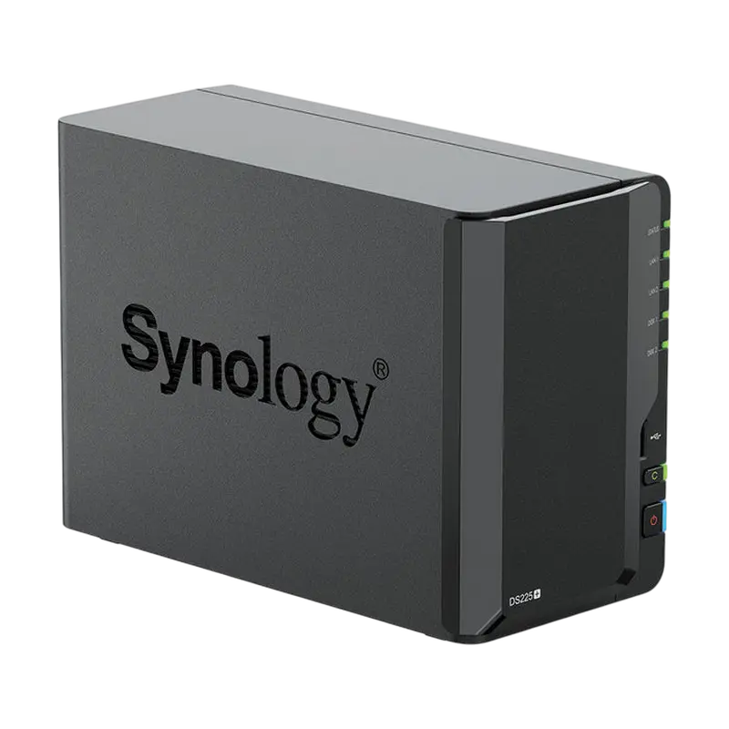 Stocare atașată la rețea SYNOLOGY DS225+, Negru