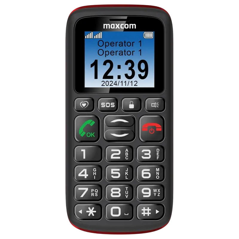 Telefon mobil MaxCom MM428L, Negru