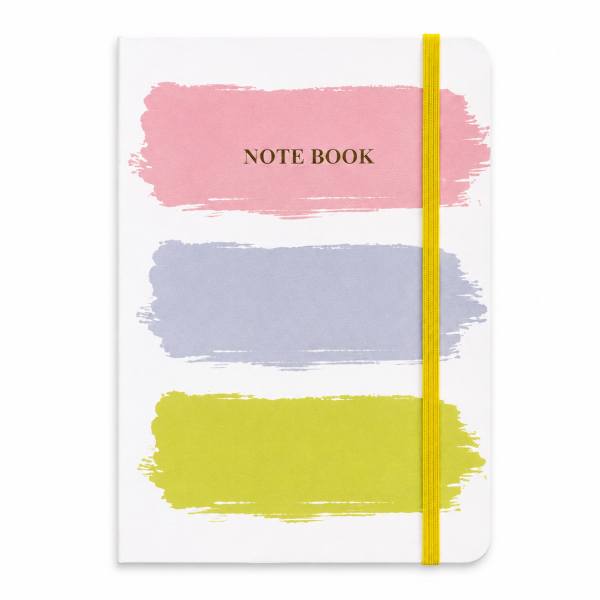 Carnet A6 Dictando, 80 Foi, Coperta Tare cu Elastic, Notebook Compact pentru Notite, Scoala, Facultate si Birou