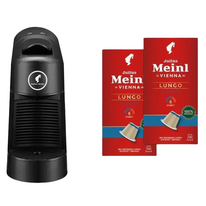 Cafetieră cu capsule Julius Meinl Inspresso Pinta, 1400W, Negru