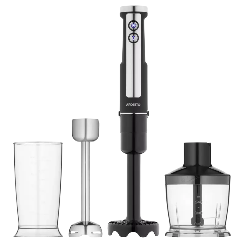 Blender de mână Ardesto HBG-1000BCHP, Negru | Argintiu