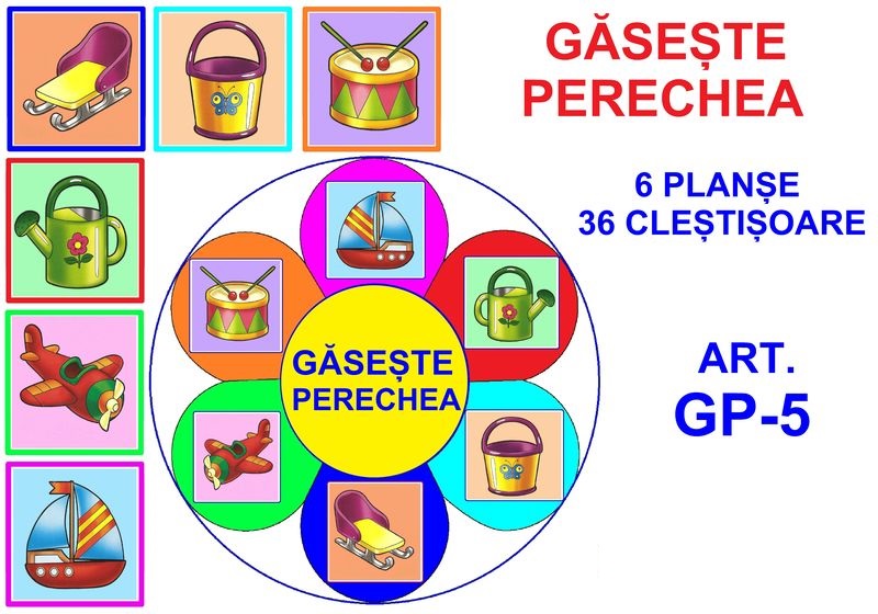 GP-5 Joc cu cleşte Găseşte perechea