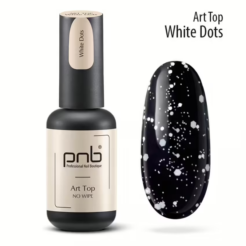 Top Art  White Dots No-Whipe PNB 8 ml