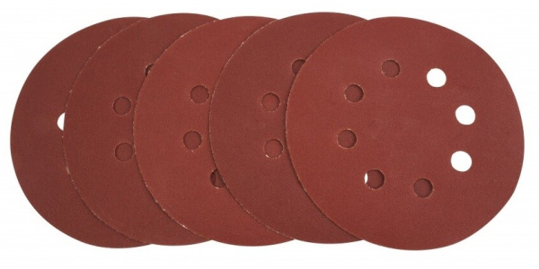 Set 5 discuri abrazive pentru slefuit 125mm #240 Tolsen