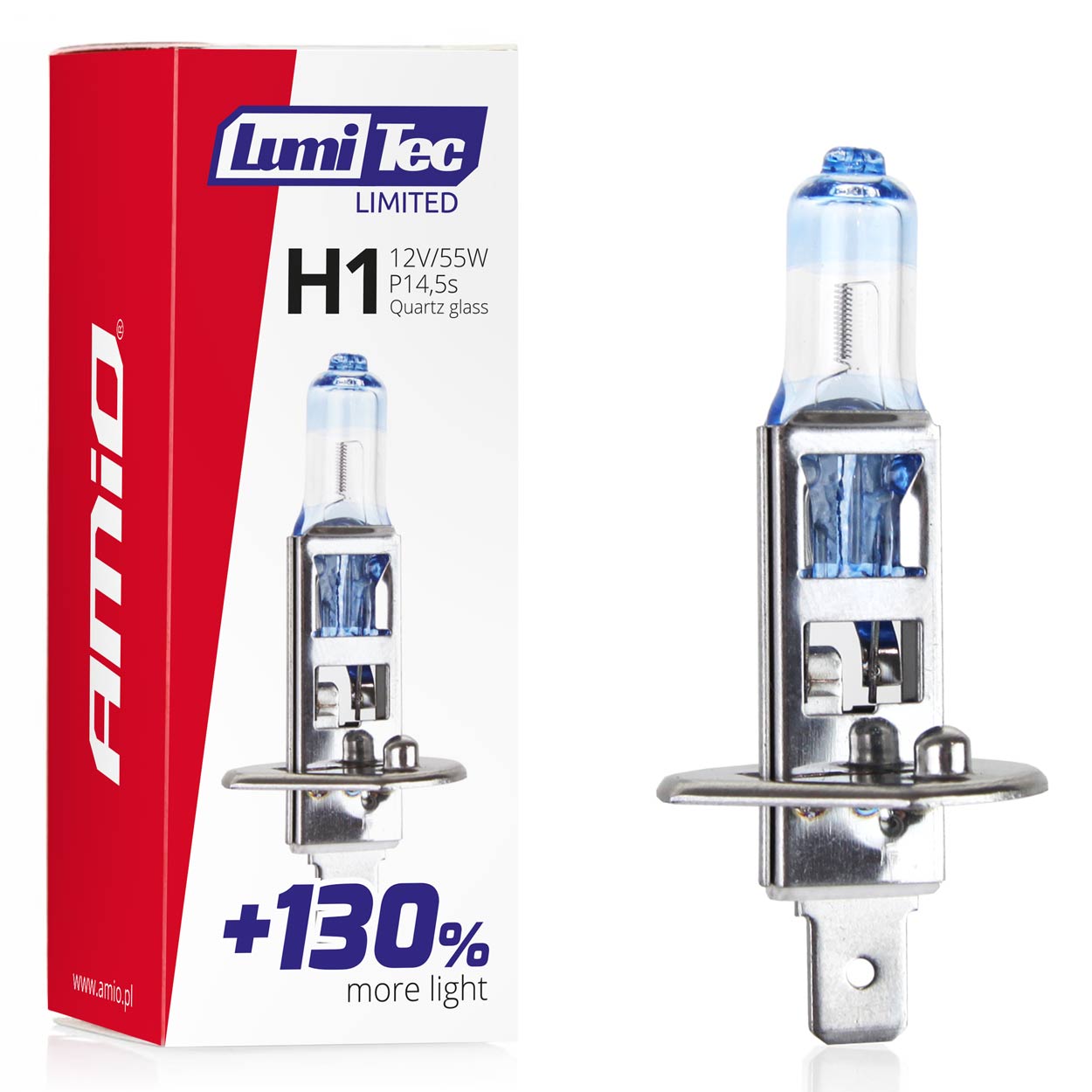 02130 Bec halogen H1 12V/55W LumiTec Limited +130%