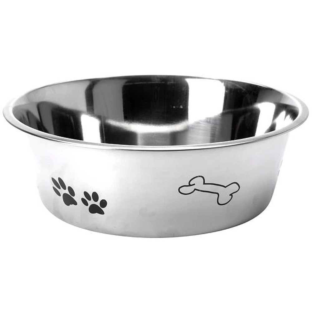 Castron pentru animale Pets 2.5l, D24X8cm, inox