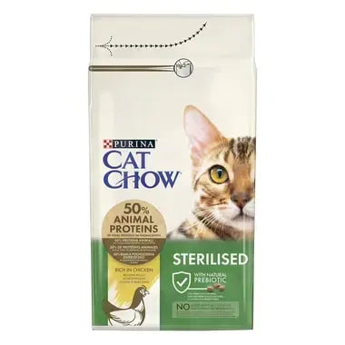 Hrană uscată pentru pisici Purina Cat Chow Sterilised Turkey 1.5kg