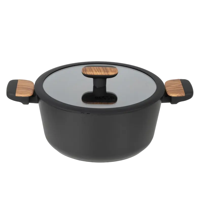 Cratiță RESTO 93188, 4.4L, 24cm, Negru, Maro