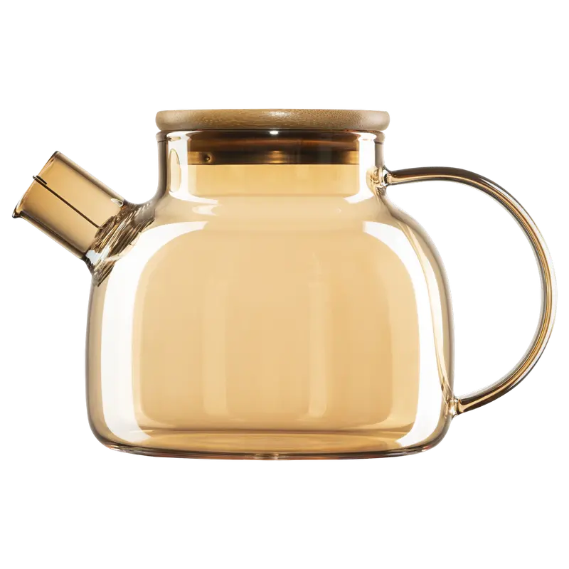 Ceainic cu infuzor Ardesto AR3010GBG, 1L, Transparent | Auriu