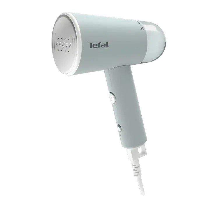 Aparat de călcat vertical cu aburi Tefal DT1034E1, Albastru deschis