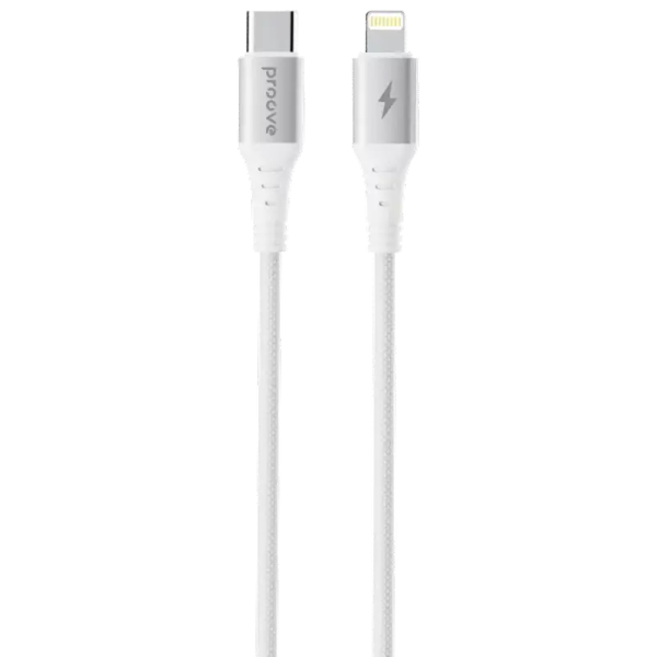 Cablu Type-C (8-pin), Proove WireX 27W (1m),White