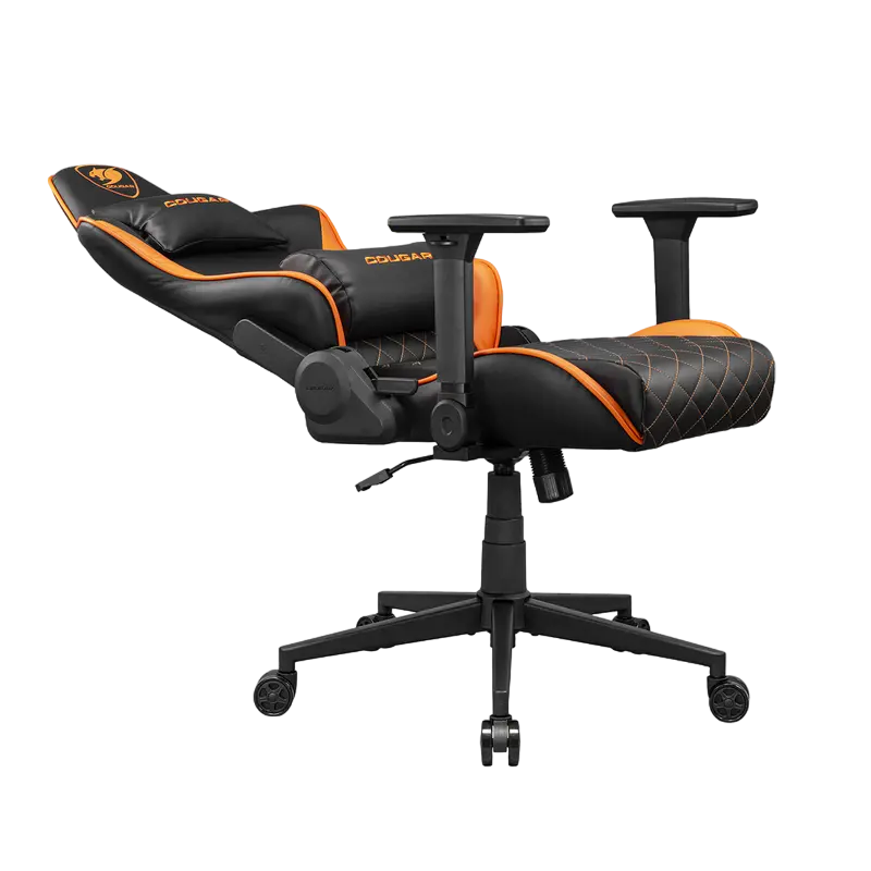 Scaun Gaming Cougar Armor One V2, PVC Piele, Negru | Portocaliu