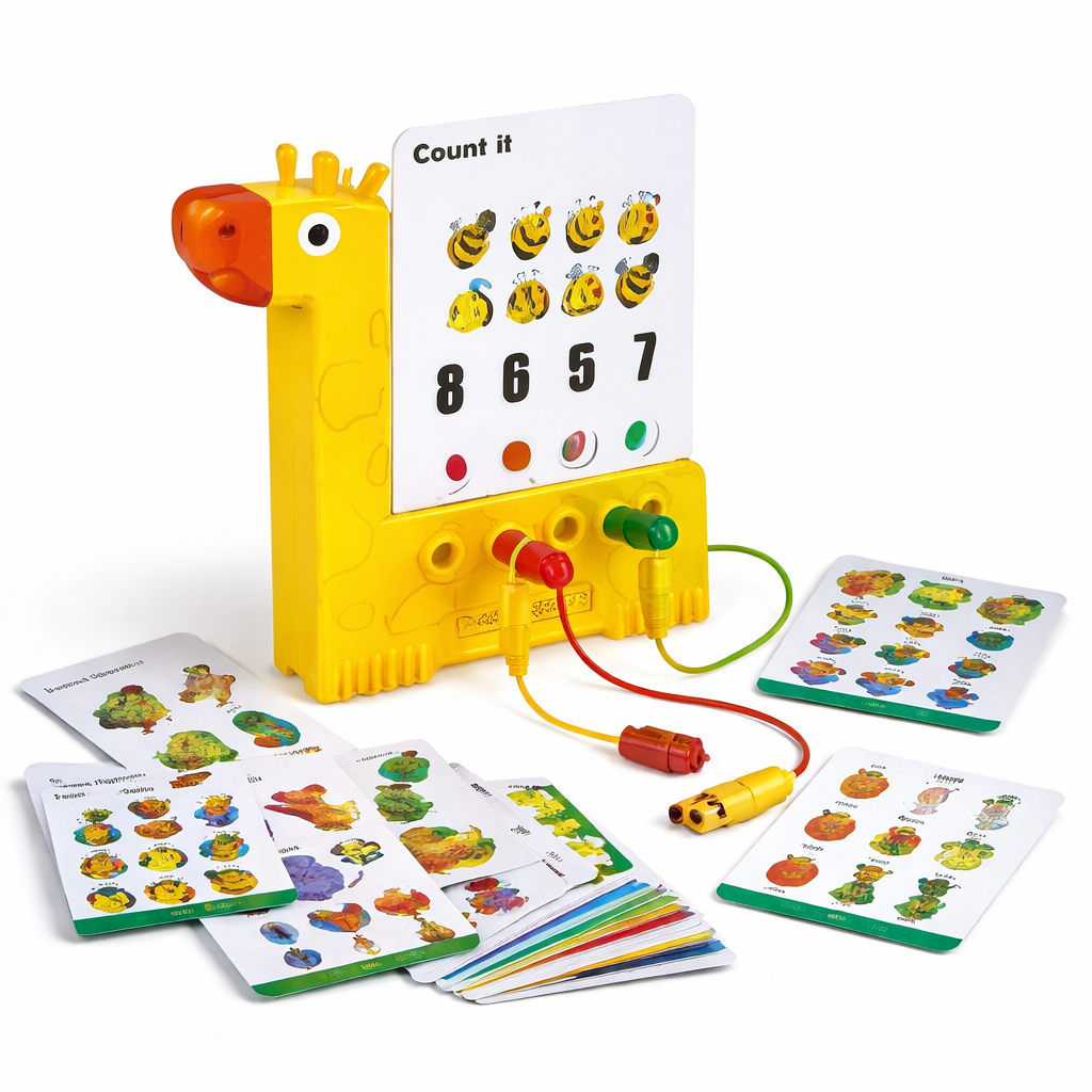 Joc educativ logica copii, logic game starter set, joc inteligenta si gandire, joc Montessori numarare si asociere, joc interactiv cu carduri, dezvoltare cognitiva copii, puzzle educativ 40 carduri, cadou copii 3+ ani