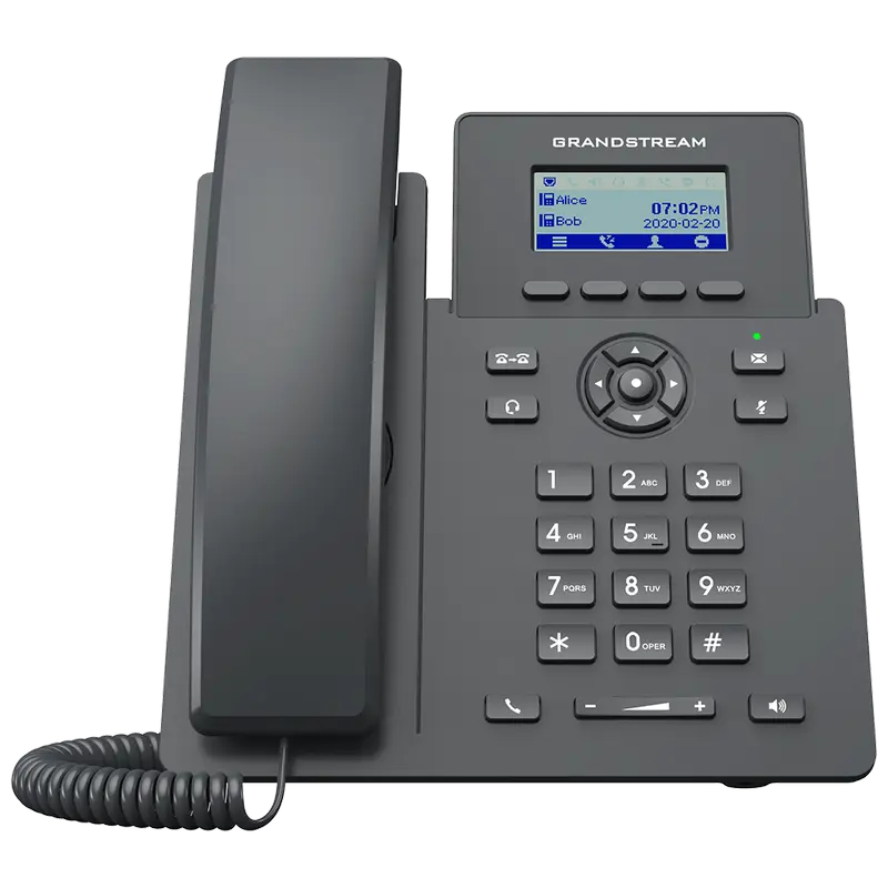 Telefon IP Grandstream GRP2601P, Negru