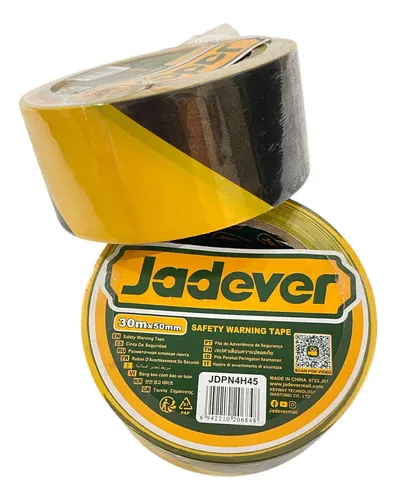 Bandă adezivă de marcaj (galben/negru) 30mx50mm Jadever