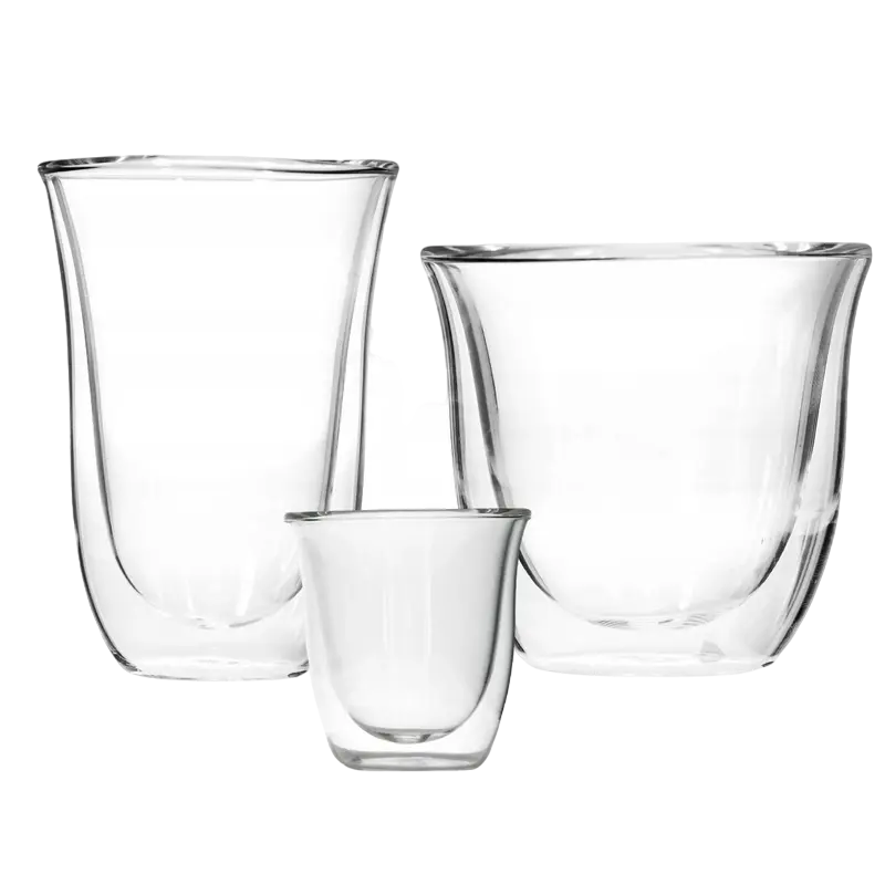 Set de pahare DeLongh DLSC302, 6 buc, Transparent