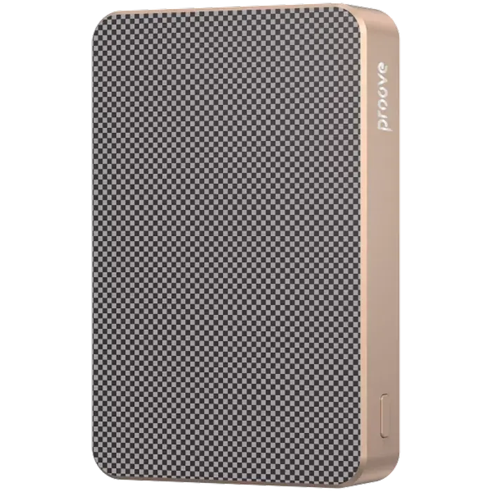 Acumulator extern Proove Carbon Slim 22.5W, 10000mAh, Auriu