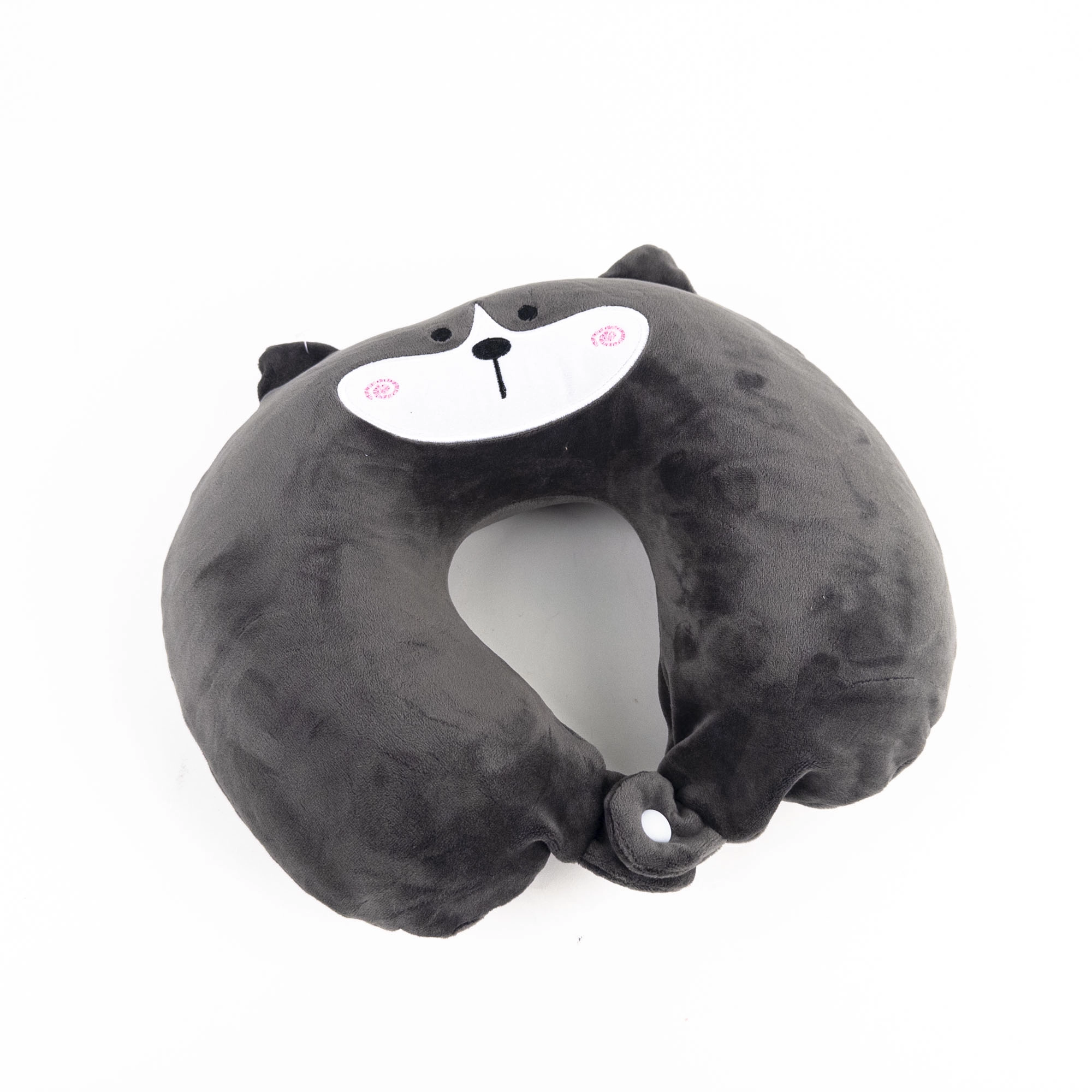 Pernă pentru gât Memory Neck Pillow Câine negru