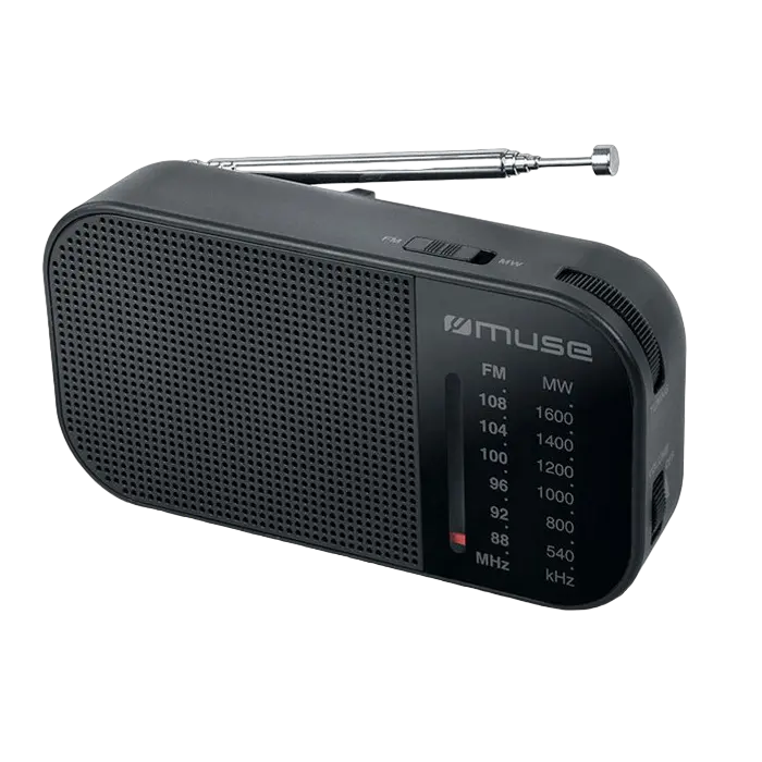 Radio portabil MUSE M-025 R, Negru