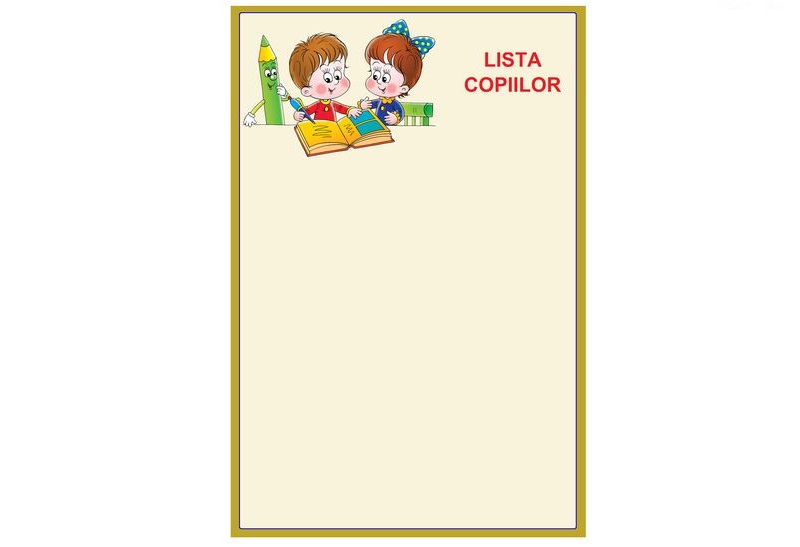 D9-20 Lista copiilor