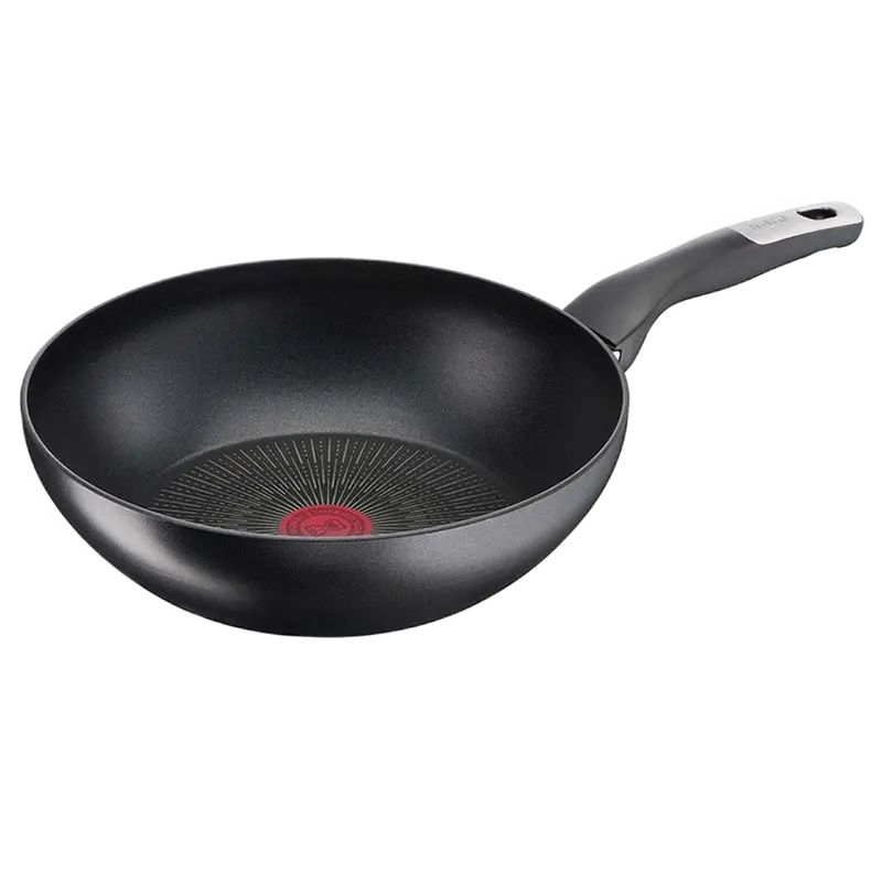 Tigaie WOK Tefal G2551972, 28cm, Negru