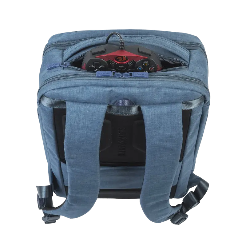 Rucsac pentru Laptop RivaCase Biscayne, 17.3", Poliester, Albastru