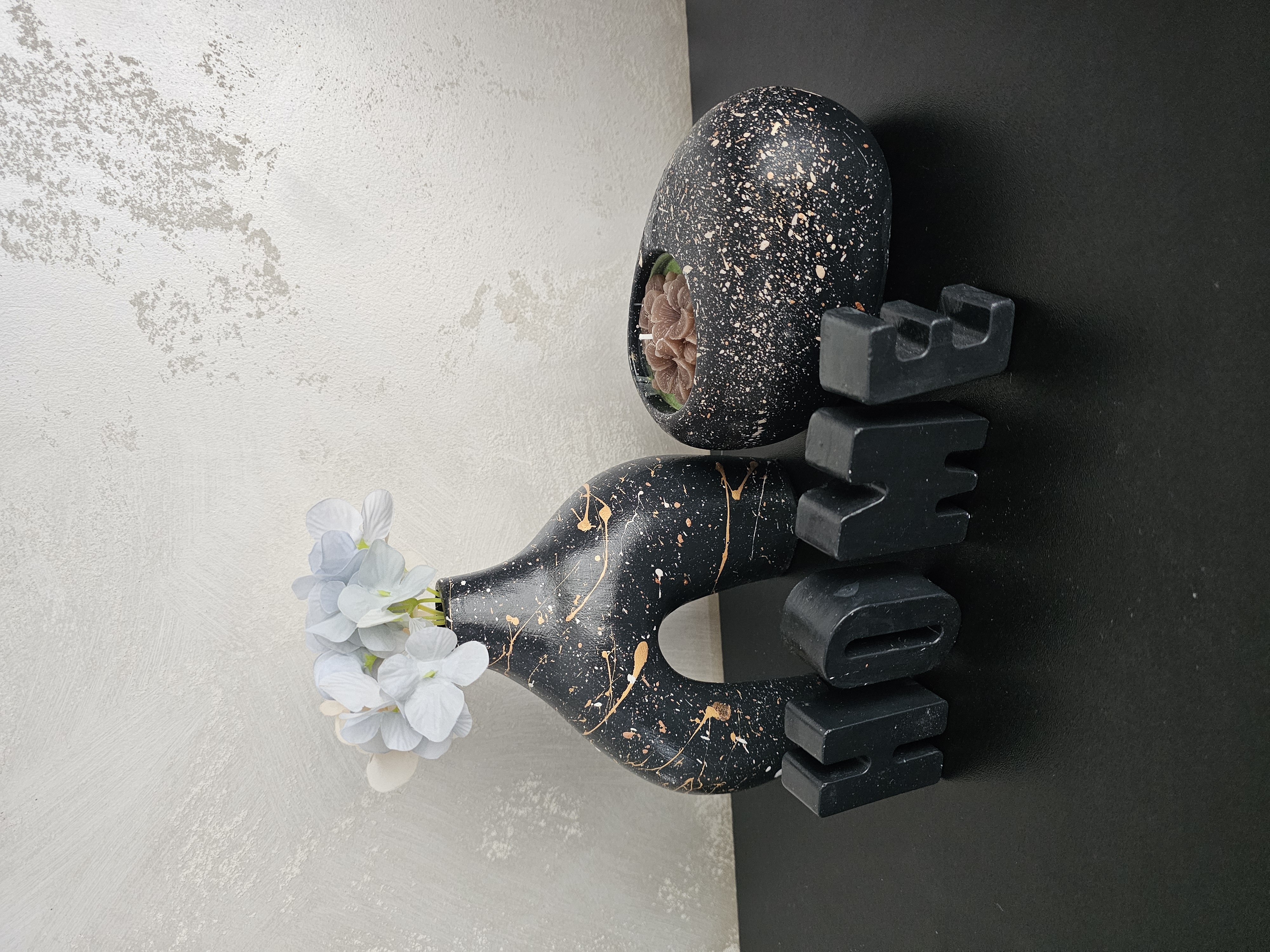 Set decorativ din ipsos-3 piese