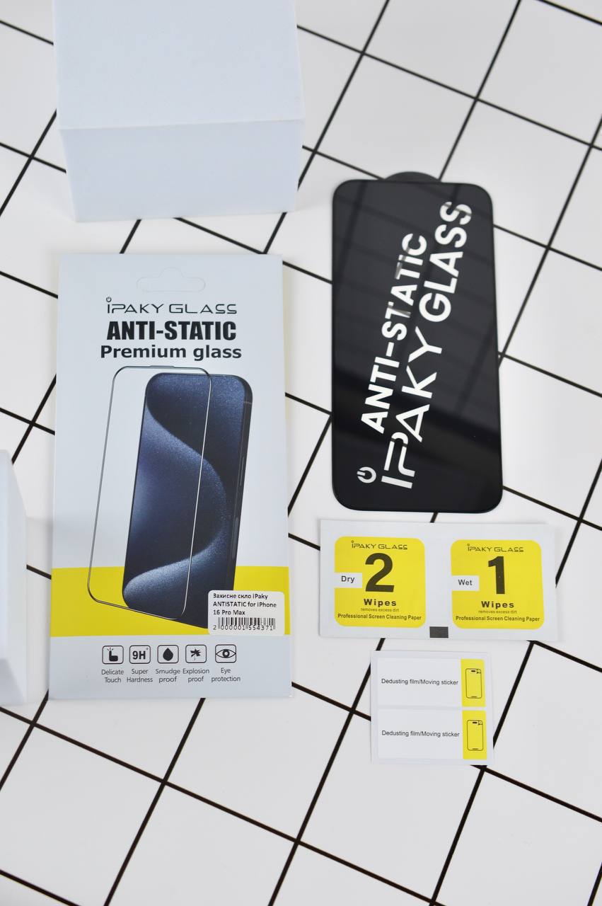 Sticlă de protecție iPaky Antistatic Iphone 13/13 Pro/14/16e black