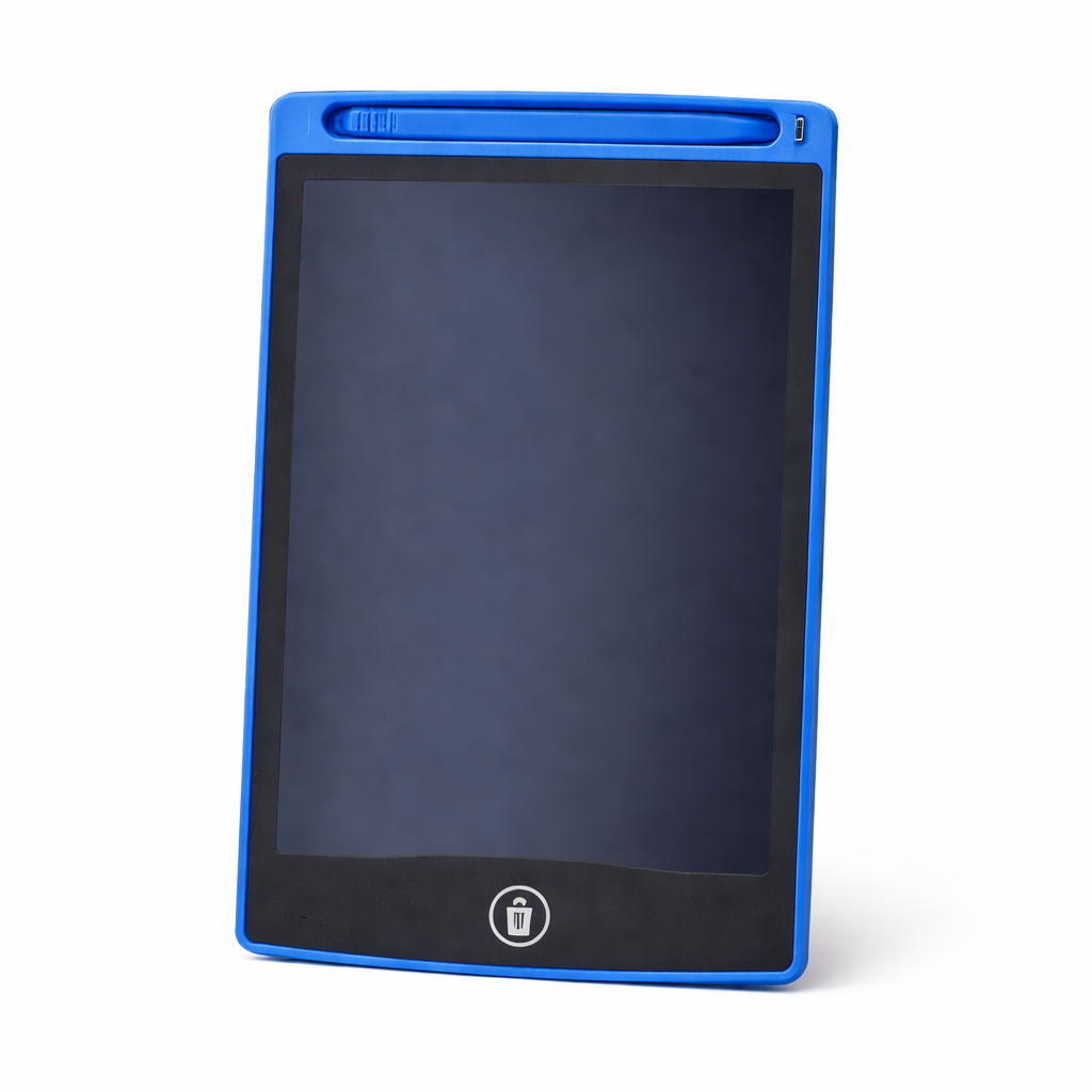 Tableta LCD scris si desen 8.5 inch copii, tabla electronica portabila, stylus inclus, stergere rapida, anti hartie, jucarie educativa, cadou copii 3+ ani, culoare albastra