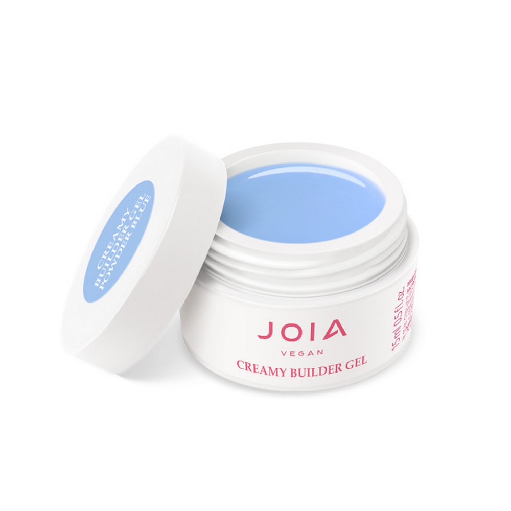 Creamy Builder Gel JOIA vegan, Albastru pudrat, 15 ml