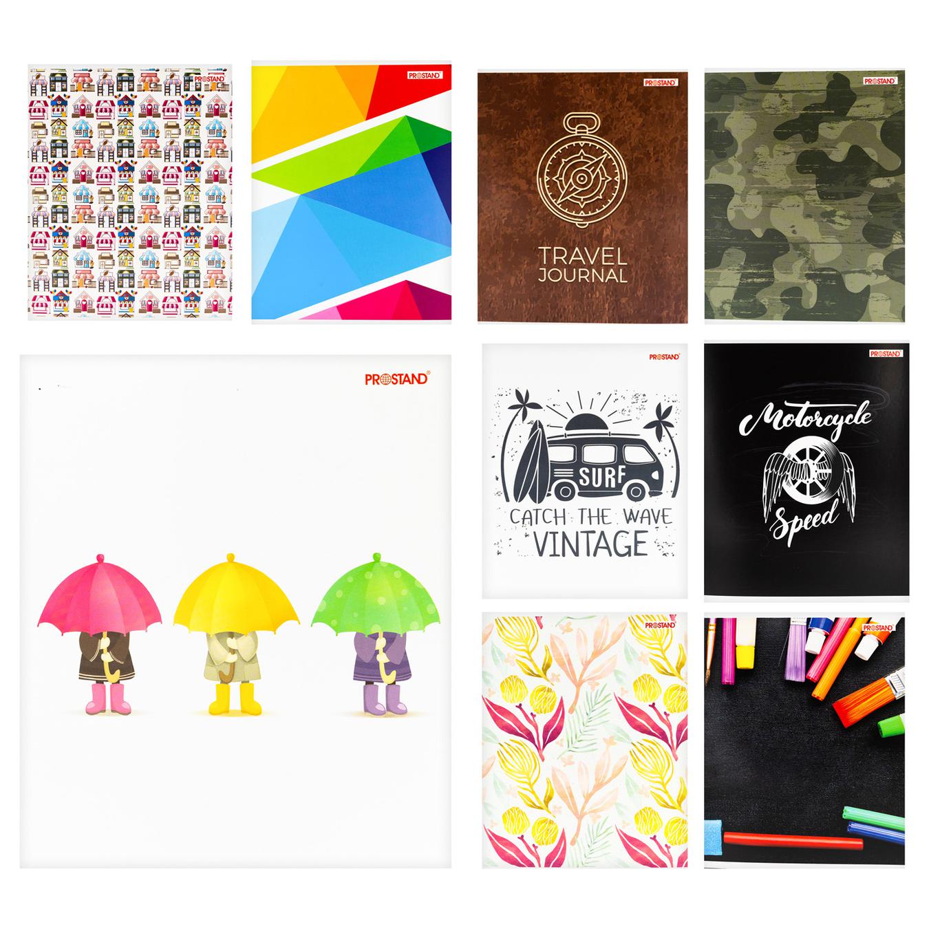 PROSTAND Caiet cu clama A4, Coperta carton colorat 190 gr., 60 foi 05 PR-A4-COLORS-60 1/12/48