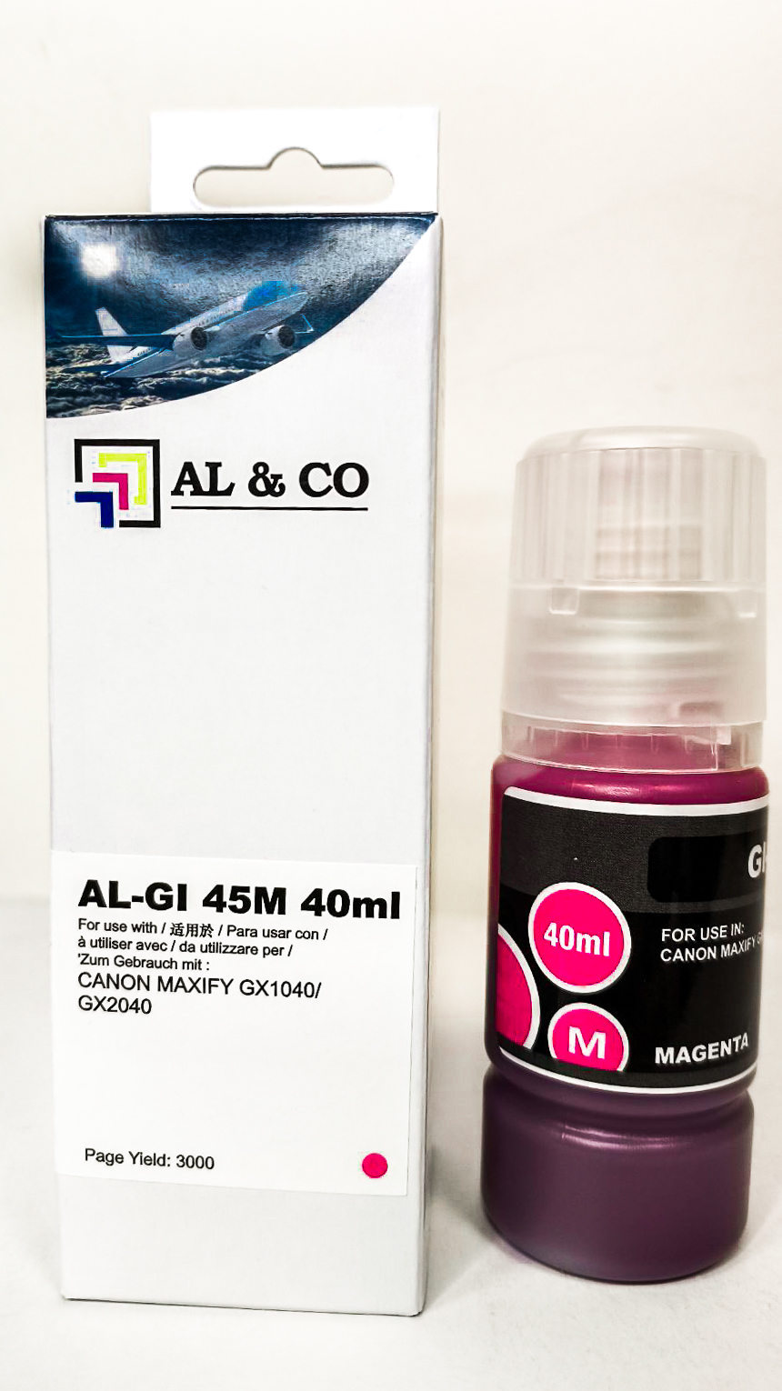 Cerneală Canon Premium compatibilă PIGMENT Magenta GI-45, MAXIFY GX1040/GX2040 - 40ml
