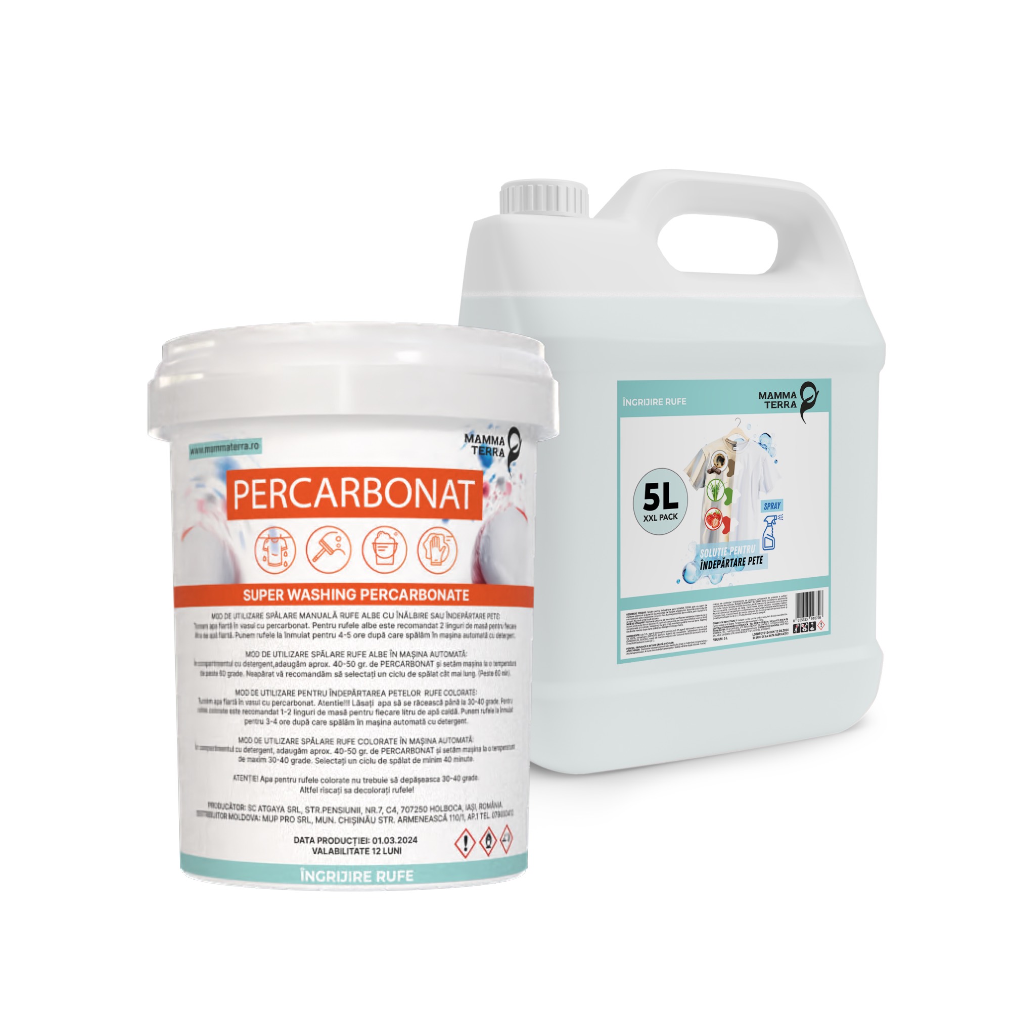 Set Mamma Terra Stains Stop 6 L