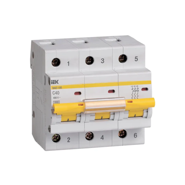Întrerupător automat IEK VA47-100 3P 40 A 400 V C