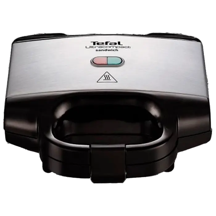 Aparat pentru sandwich Tefal Ultracompact, Negru | Argintiu