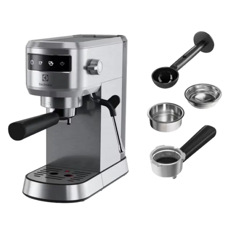 Cafetiera manuala Electrolux E6EC1-6ST, 1450W, Oțel inoxidabil