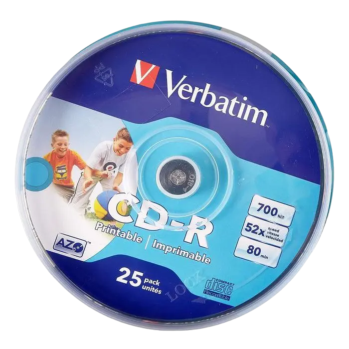 CD Verbatim VPR25 (43439), 25buc, Cake