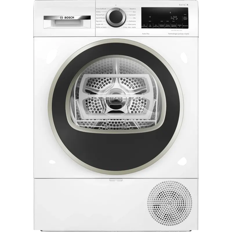 Uscător de rufe Bosch WQG1417EPL, 9kg, Alb
