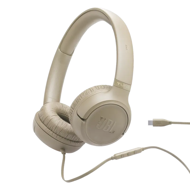 Căști JBL T530C, Bej