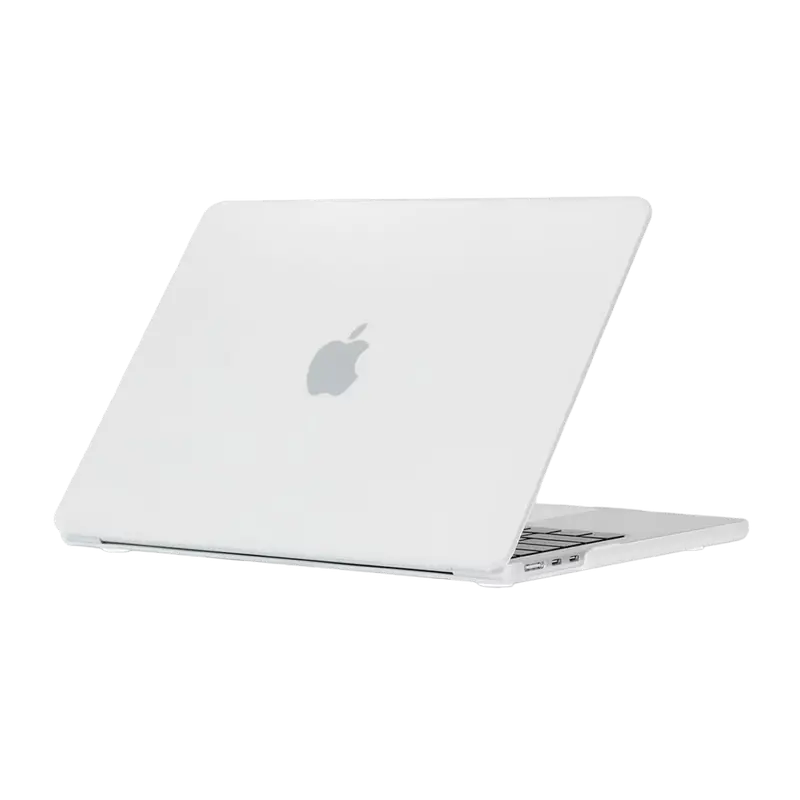 Husă pentru laptop Tech Protect Smartshell Macbook Air 13 (2022), 13.6", Policarbonat, Matte Clear