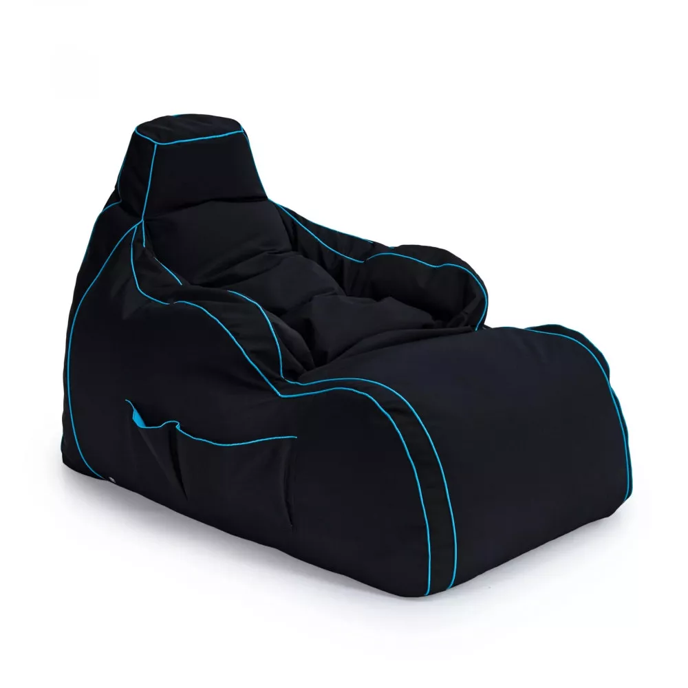 Fotoliu Gaming GigaByte din Oxford 600D culoarea albastru deschis - Mărimea XXL
