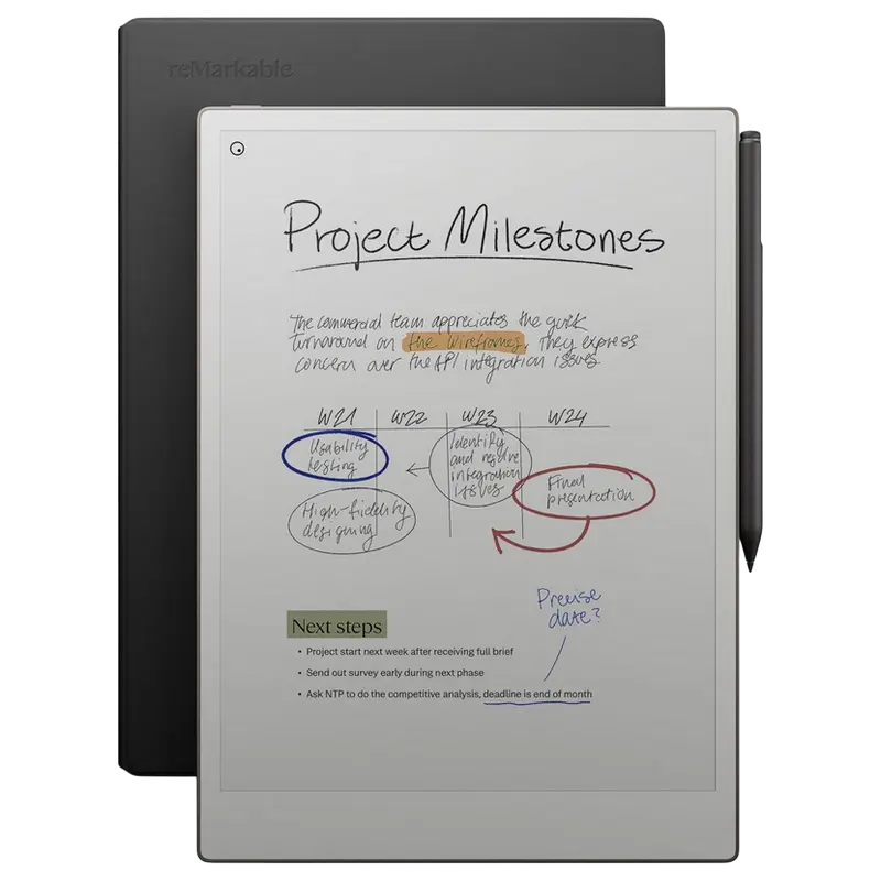 eBook Reader reMarkable Paper Pro - Book Folio Premium, Negru