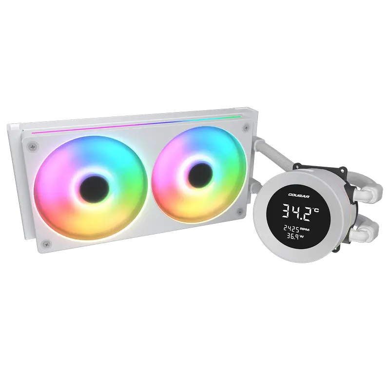 Cooler procesor Cougar Poseidon Vistek ARGB 240 White