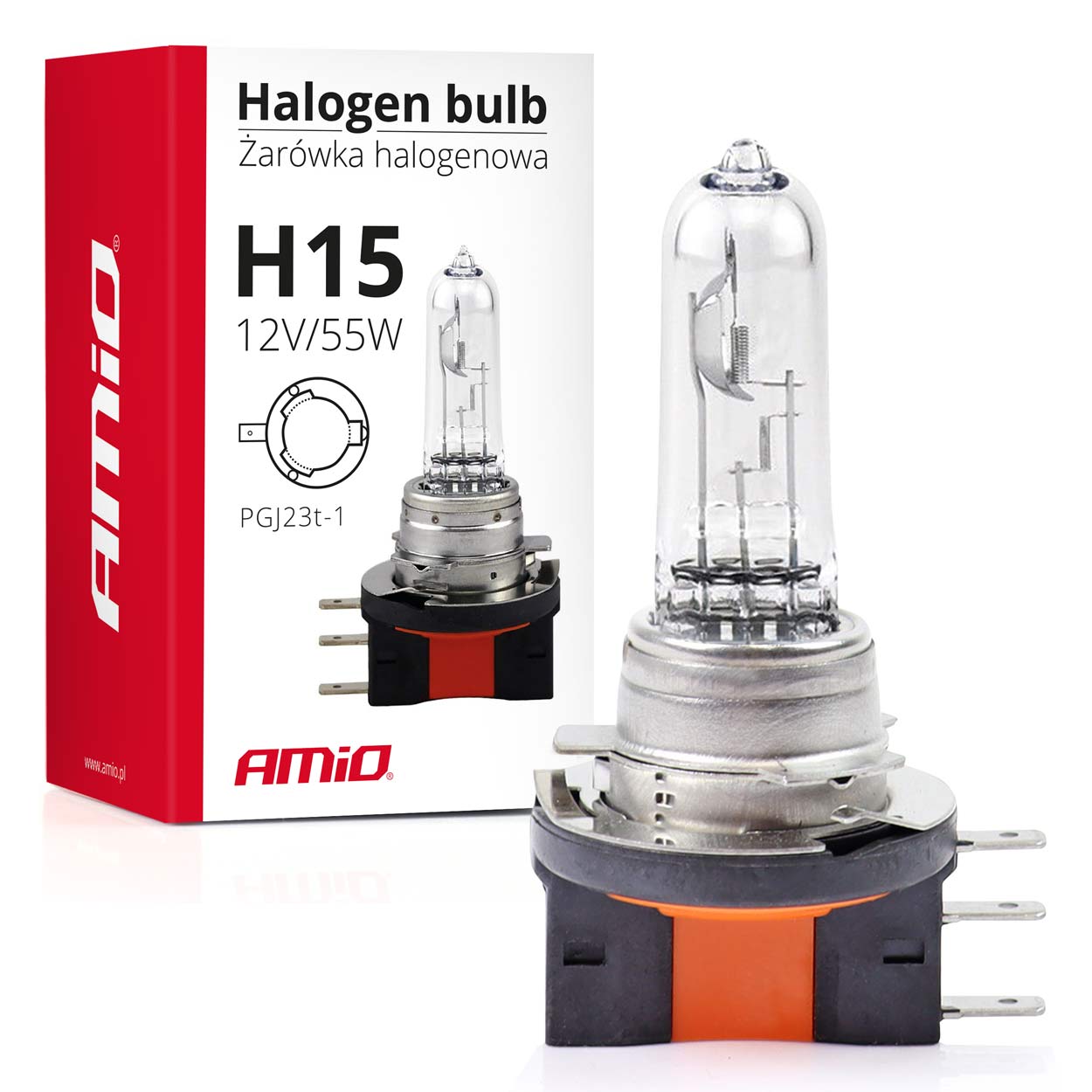 01490 Bec halogen H15 12V/55W