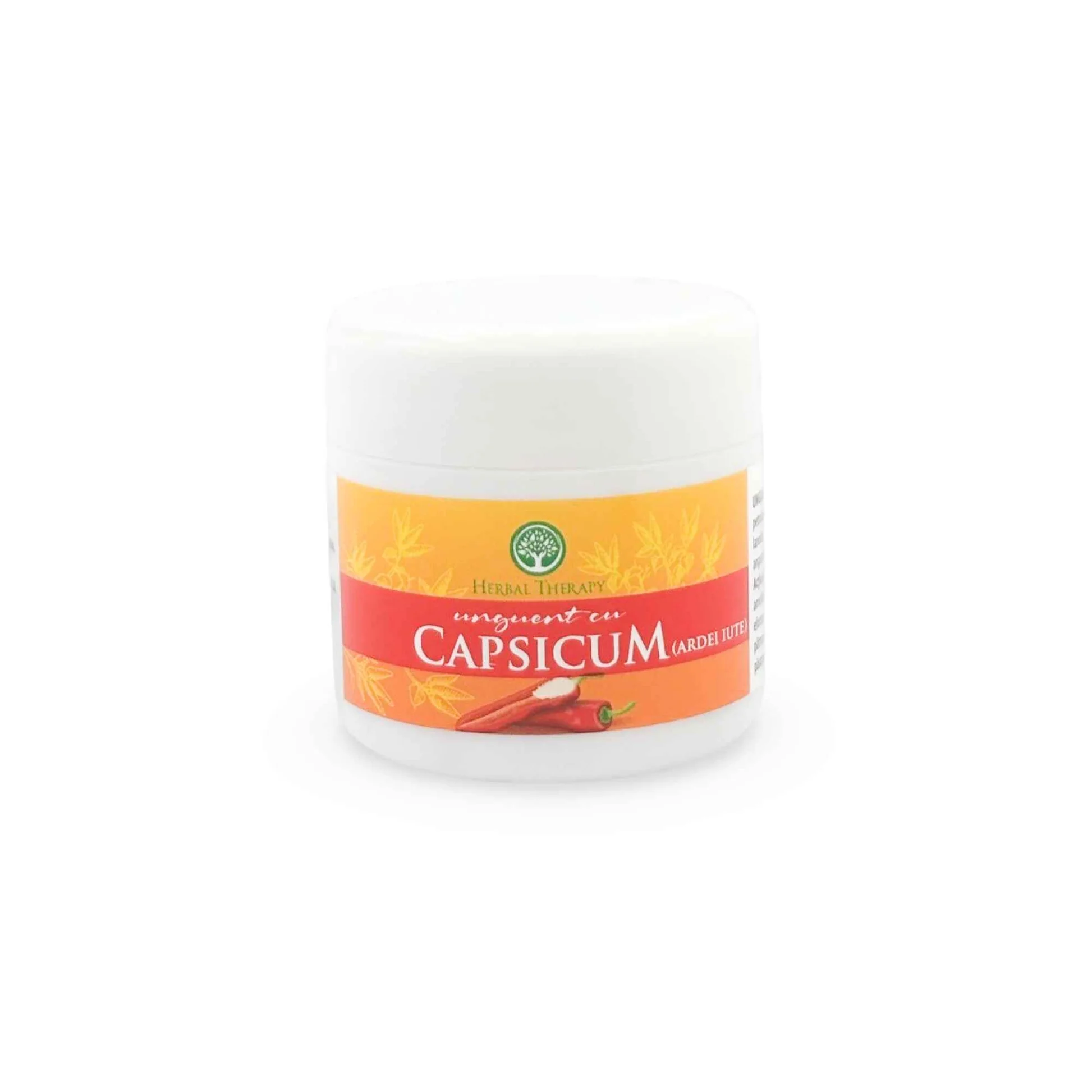 Unguent cosmetic cu extract de ardei iute (Capsicum) – masaj corporal, 50 ml
